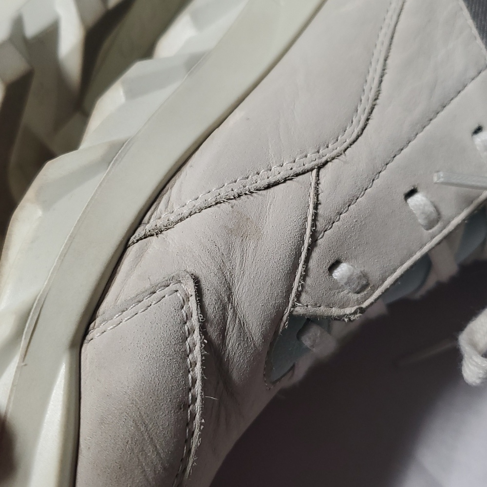 Ecco Womens MX Low Shoes Size 8-8 1/2 White/Eggshell Blue - Picture 11 of 16